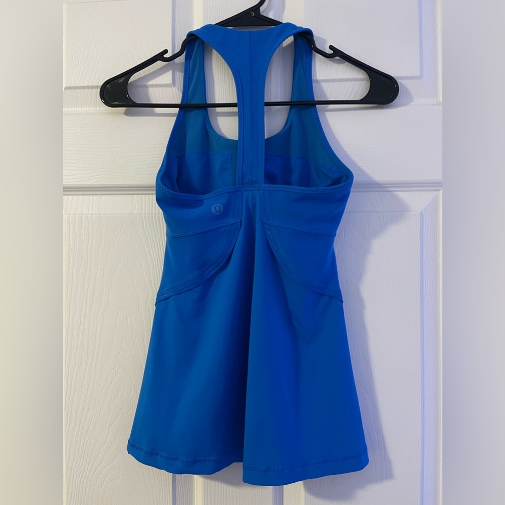 Lululemon Blue Racerback Tank Top - Picture 2 of 4